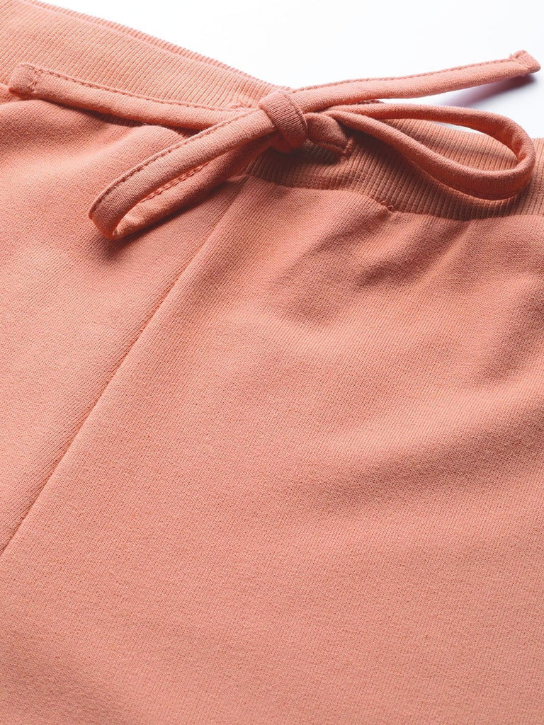 Women's Peach Terry Side Tape Drawstring Pants