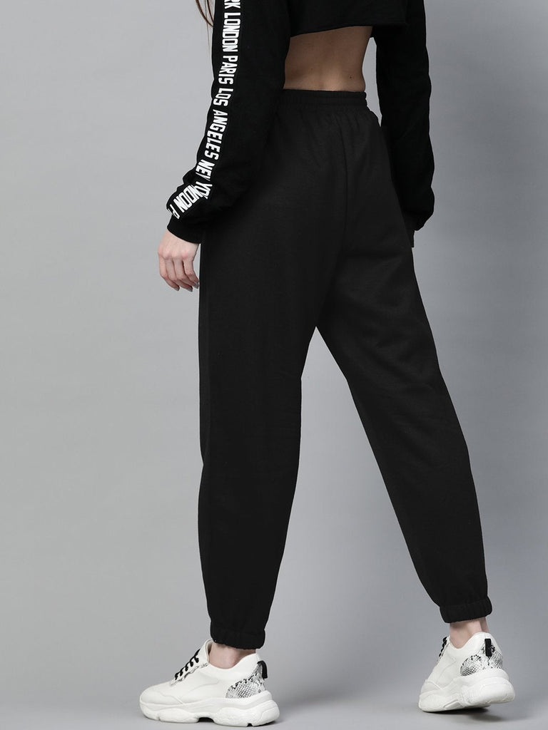 Women's Black Fleece Jogger