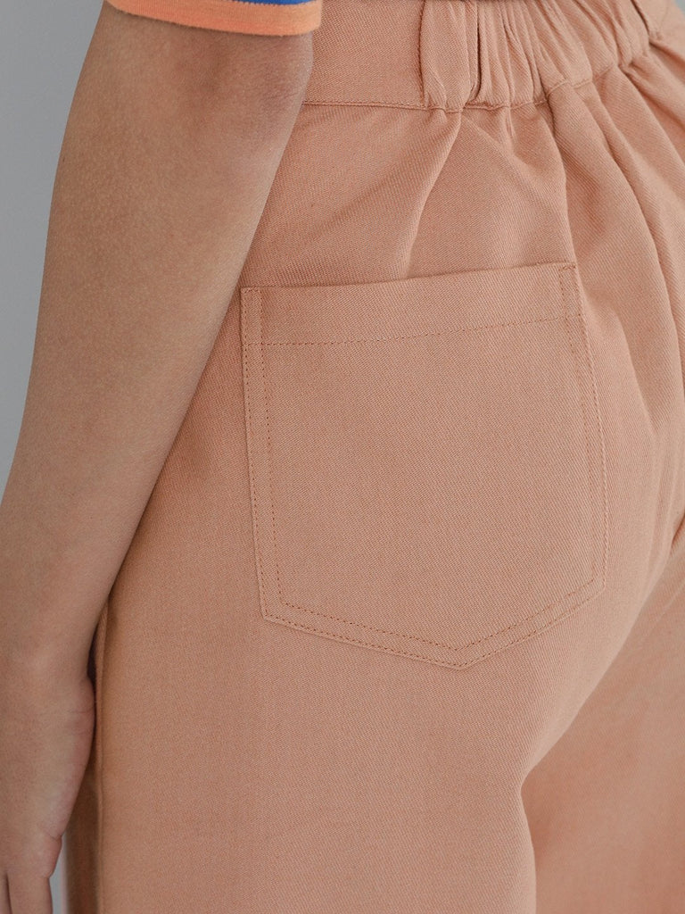Women's Dusty Pink Side Slit Pants
