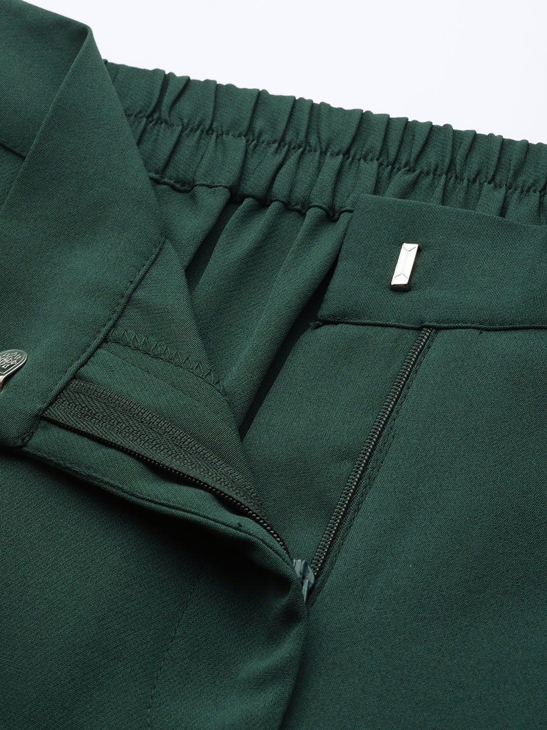 Women's Emerald Green Tapered Pants - SASSAFRAS