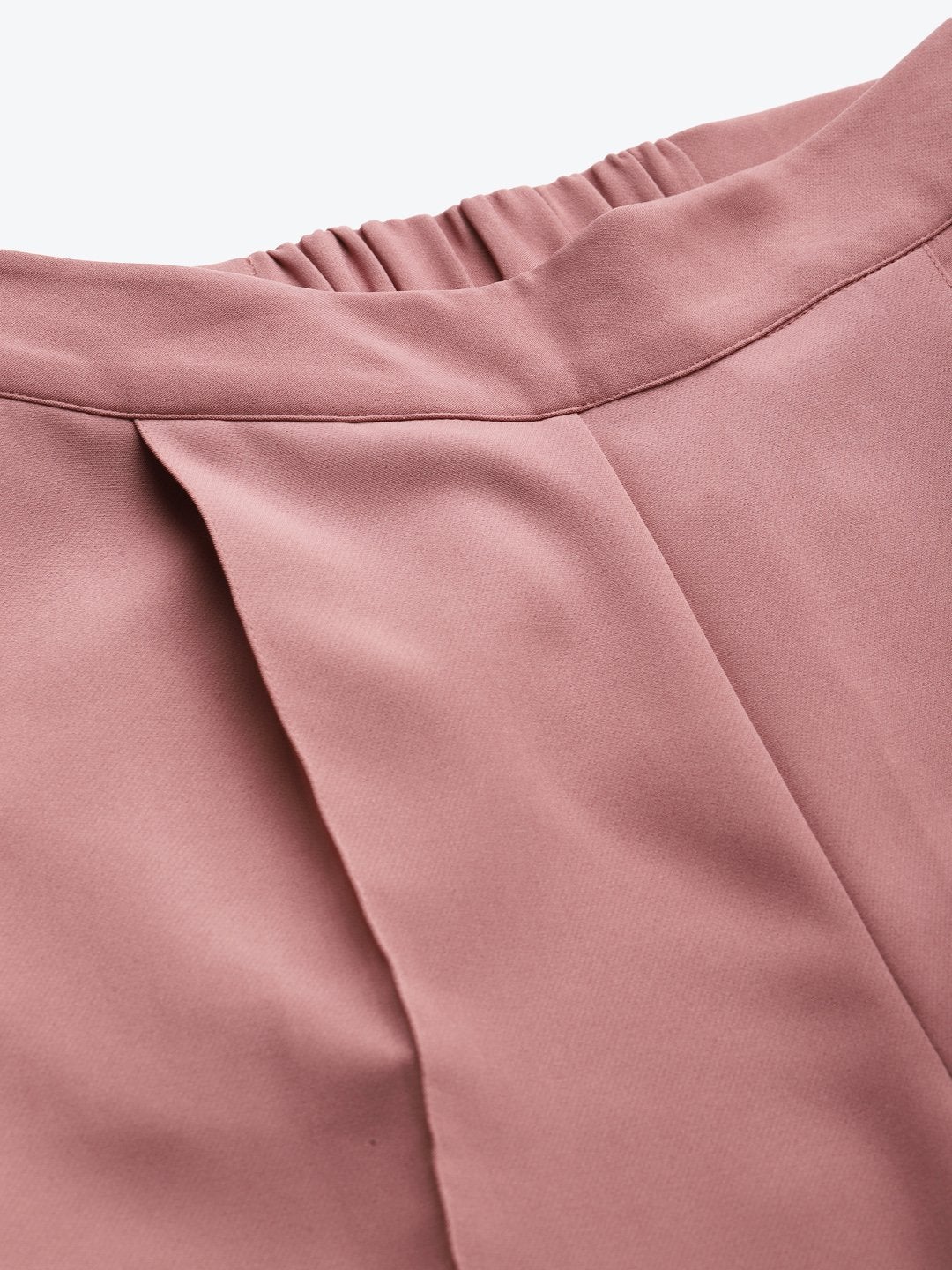 Women's Pink Tailored Fit Pants - SASSAFRAS