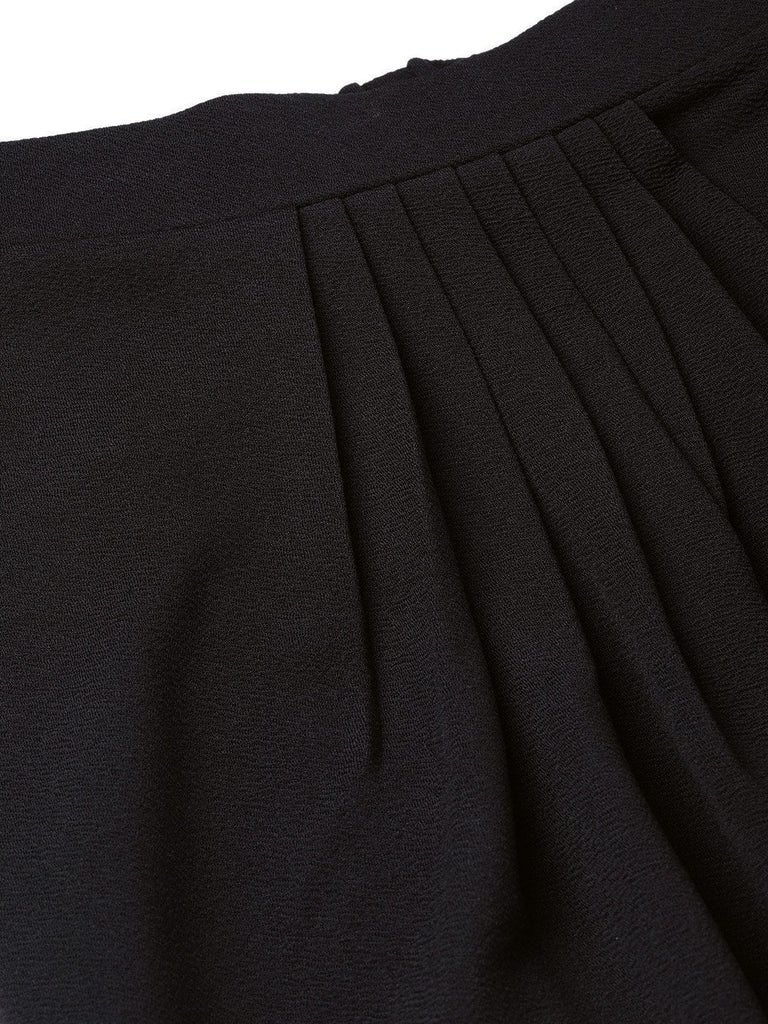 Women's Black Tulip Skirt
