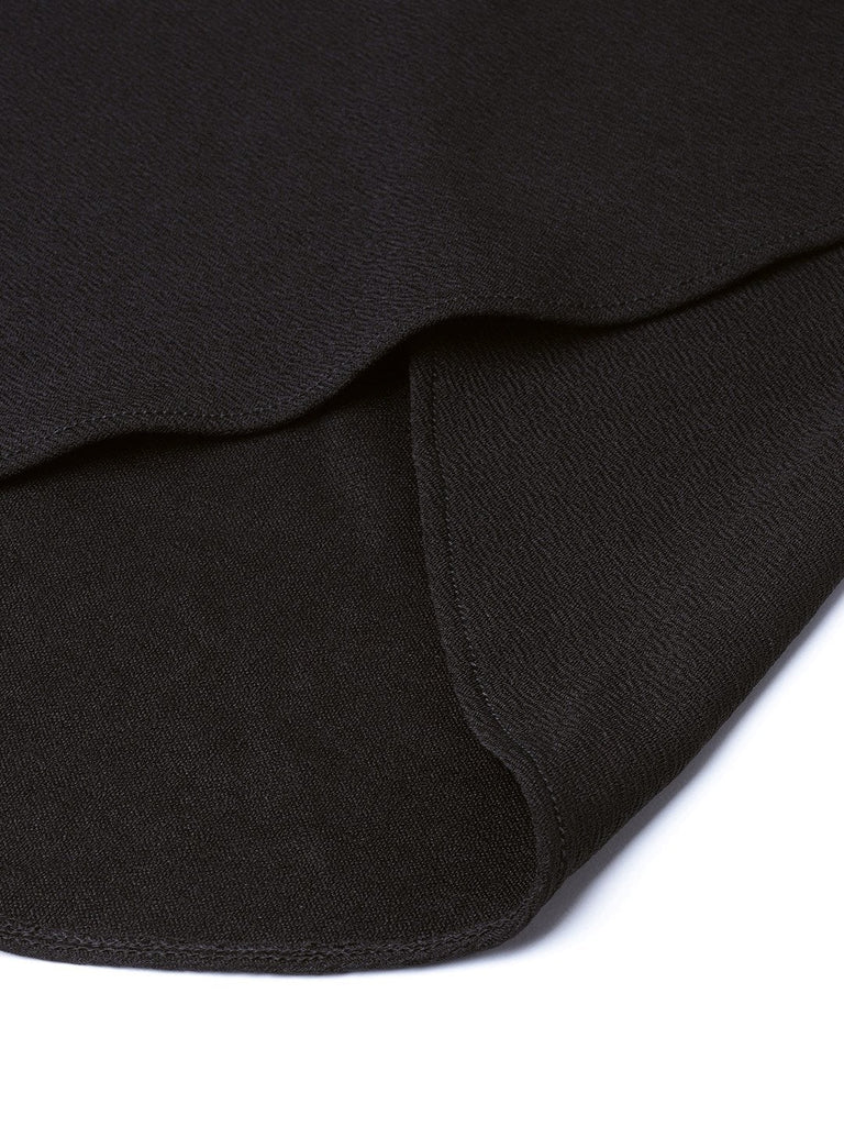 Women's Black Tulip Skirt