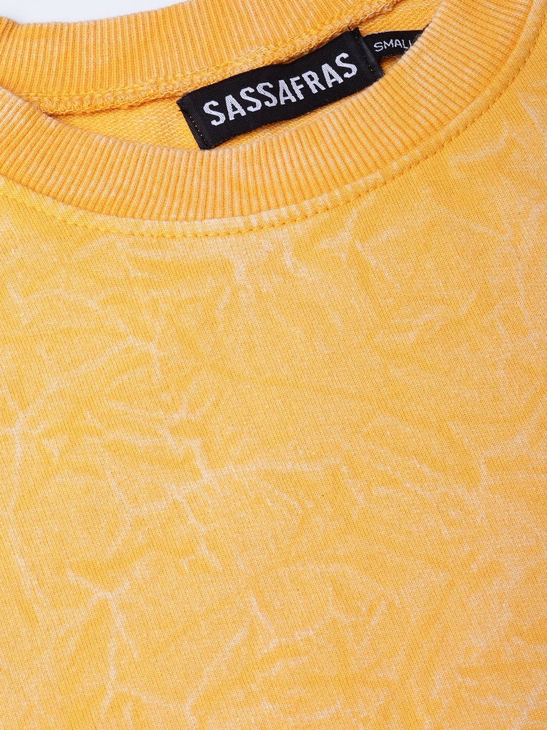 Women's Yellow Stone Washed Sweatshirt - SASSAFRAS