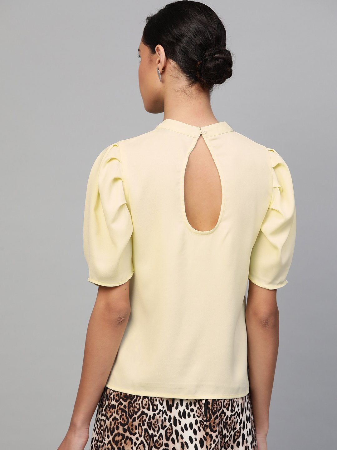 Women's Lemon Back Keyhole Top - SASSAFRAS