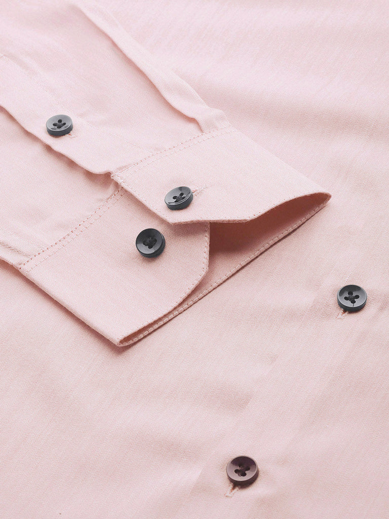 Men's Solid Formal Cotton Shirt ( SF 792Magenta )
