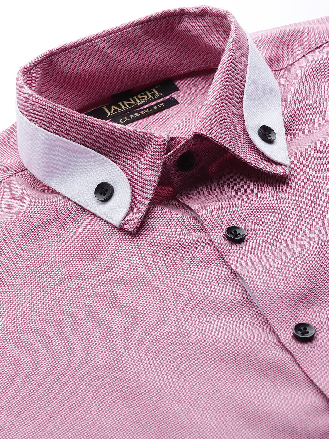 Men's  Cotton Solid Formal Shirts ( SF 796Purple ) - Jainish