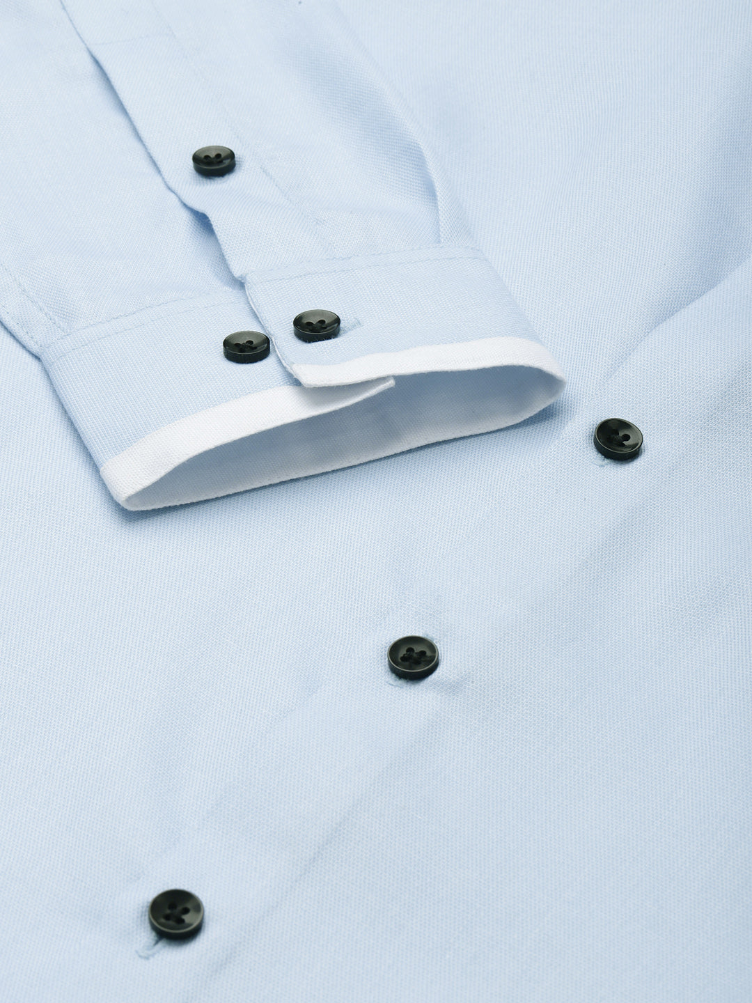 Men's  Cotton Solid Formal Shirts ( SF 796Sky ) - Jainish