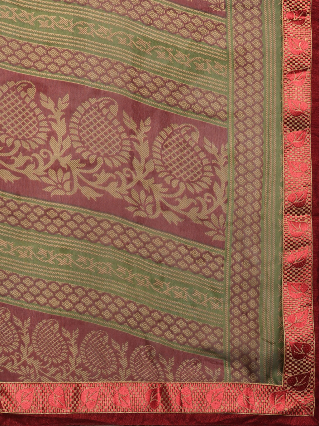 Women's Mustard Rangoli Silk Printed Daily Wear Saree - Sangam Prints
