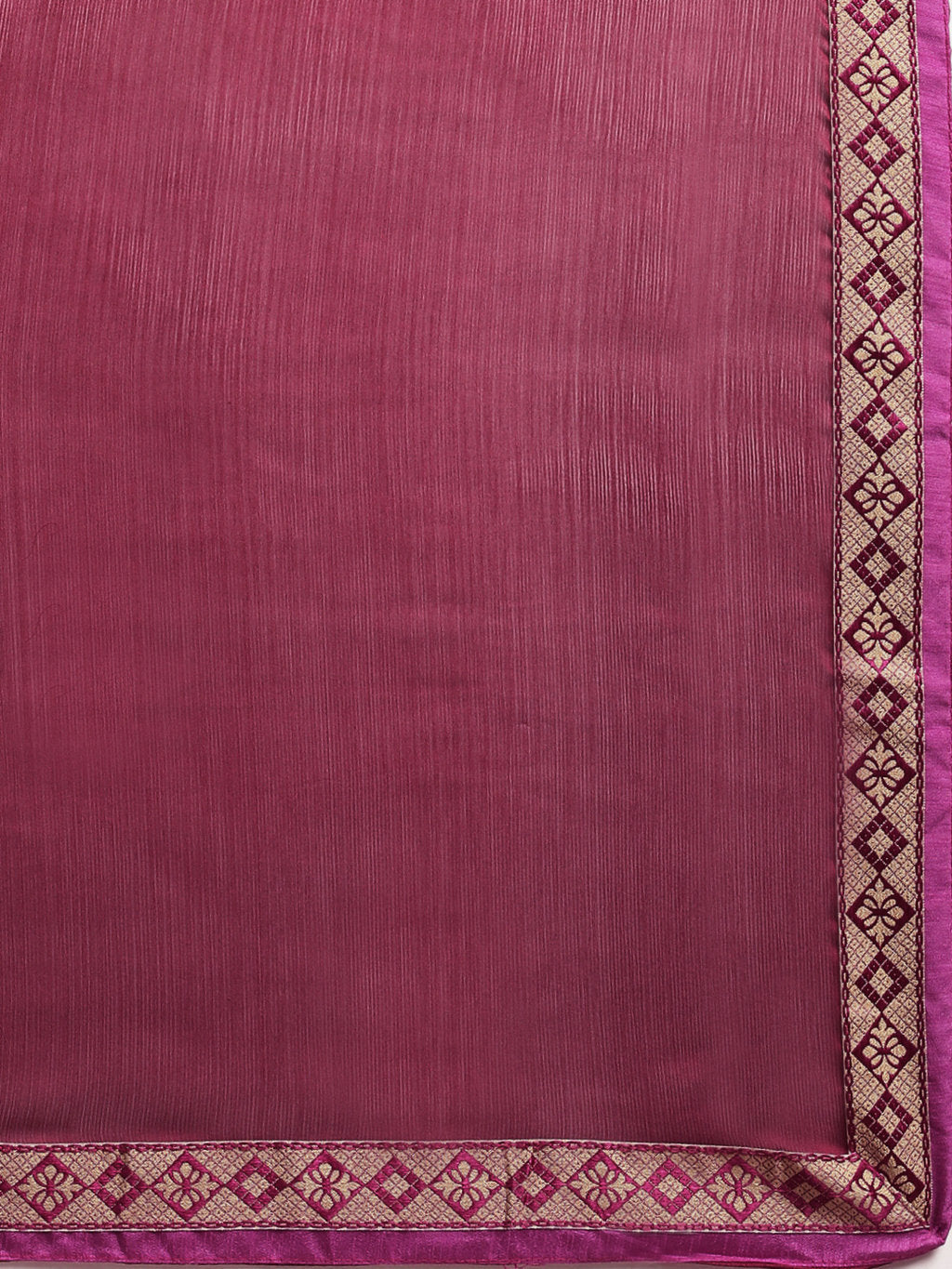 Women's Magenta Rangoli Silk Printed Daily Wear Saree - Sangam Prints
