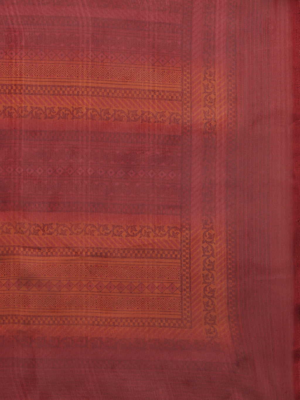 Women's Red Crepe Printed Daily Wear Saree - Sangam Prints
