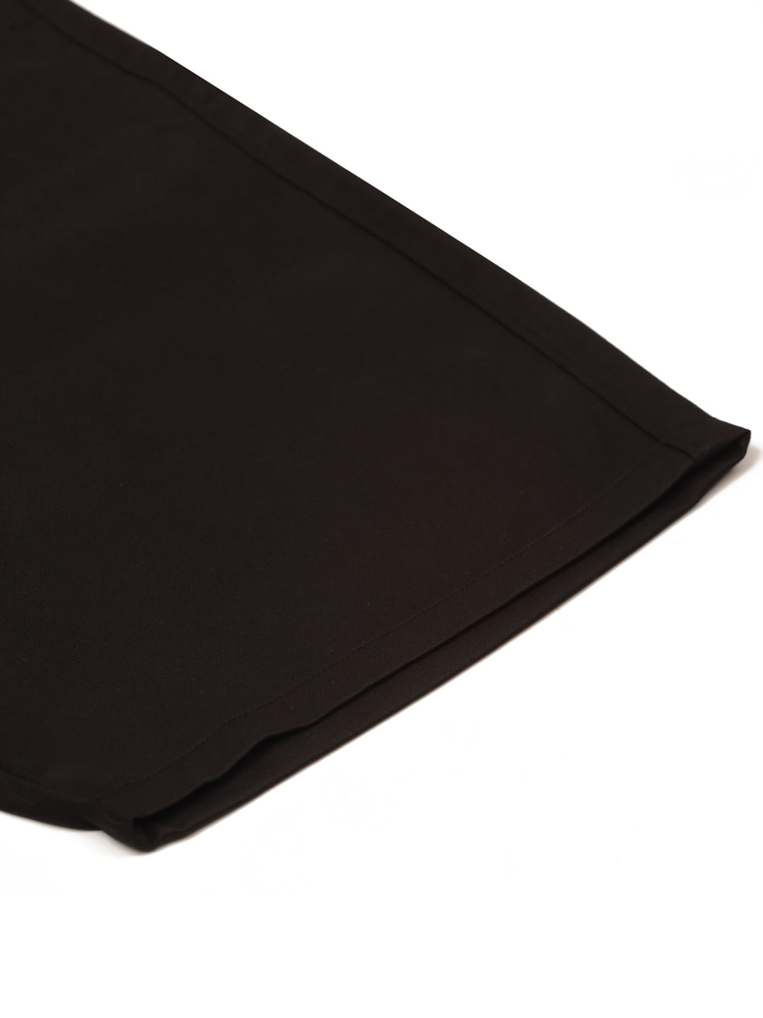 Men's Casual Cotton Solid Shorts ( SGP 153 Black ) - Jainish