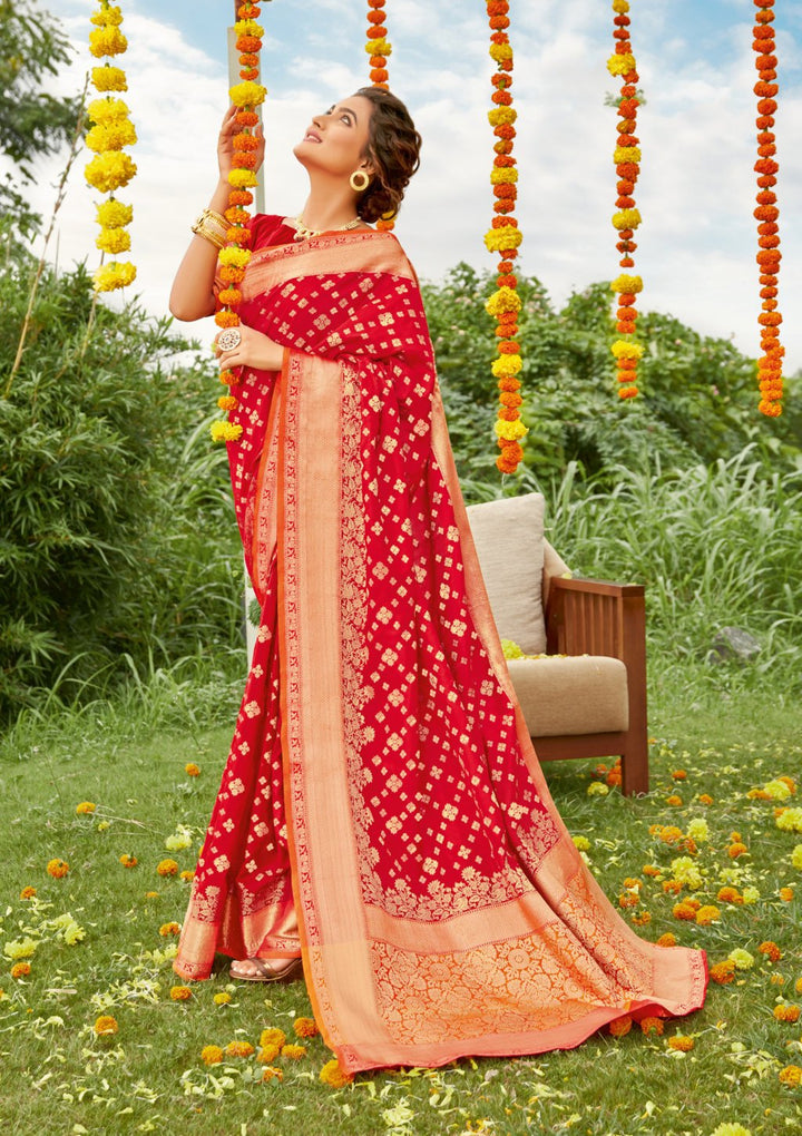 Women's Silk Woven Rich Pallu Work Traditional Saree
