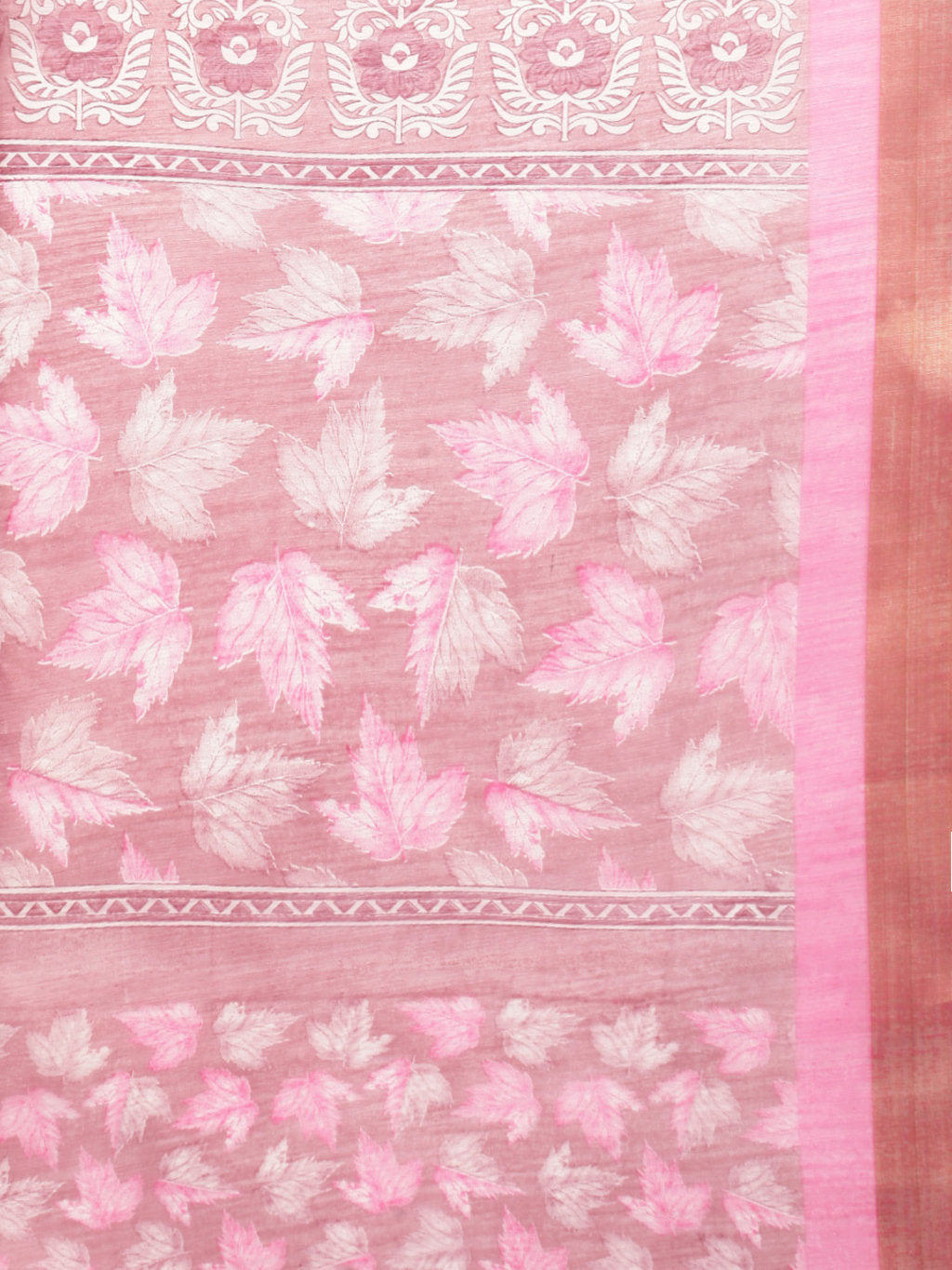 Women's White Cotton Woven Work Traditional Saree - Sangam Prints