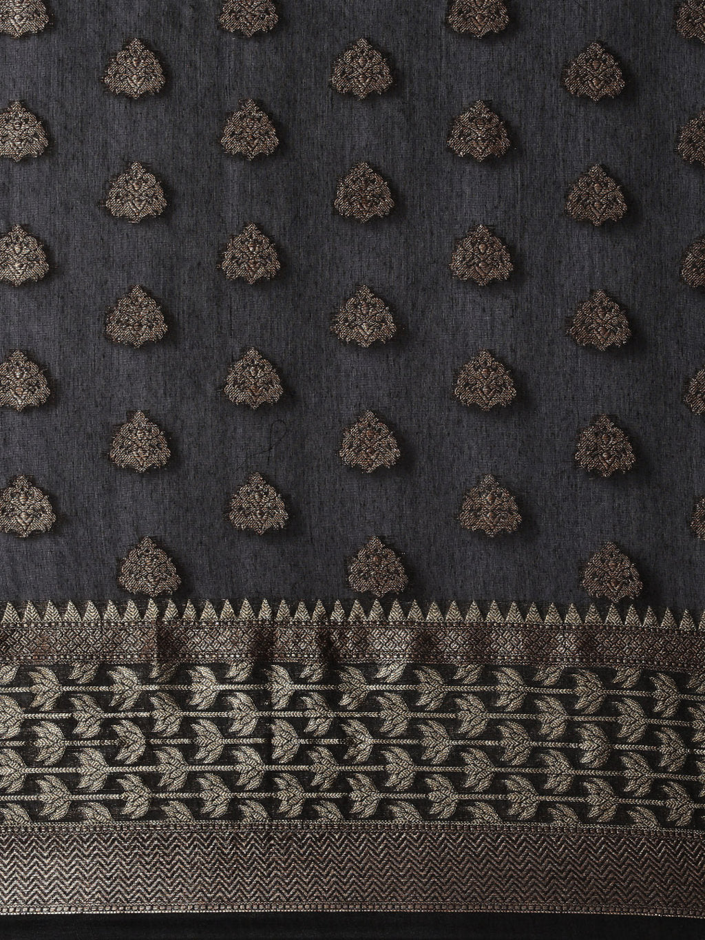 Women's Mustard Cotton Handloom Woven Work Traditional Saree - Sangam Prints