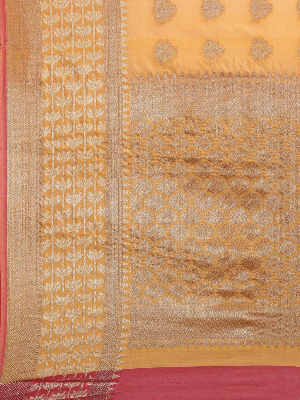 Women's Black Cotton Handloom Woven Work Traditional Saree - Sangam Prints
