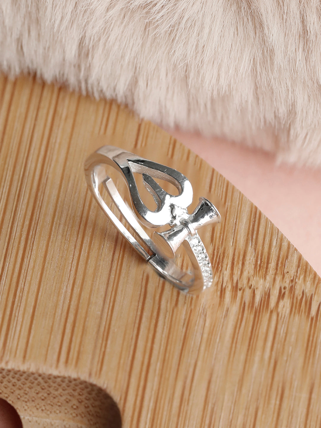 Trishul Ring | Buy Silver Trishul Ring Jewellery Online