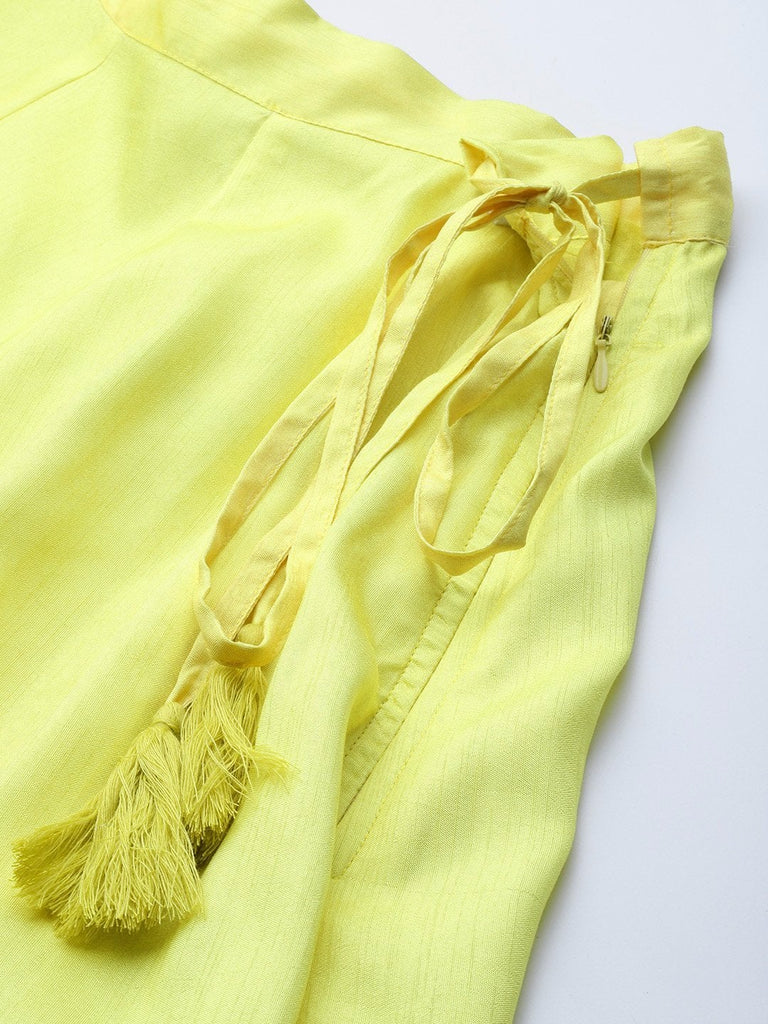 Women's Yellow Floral Kali