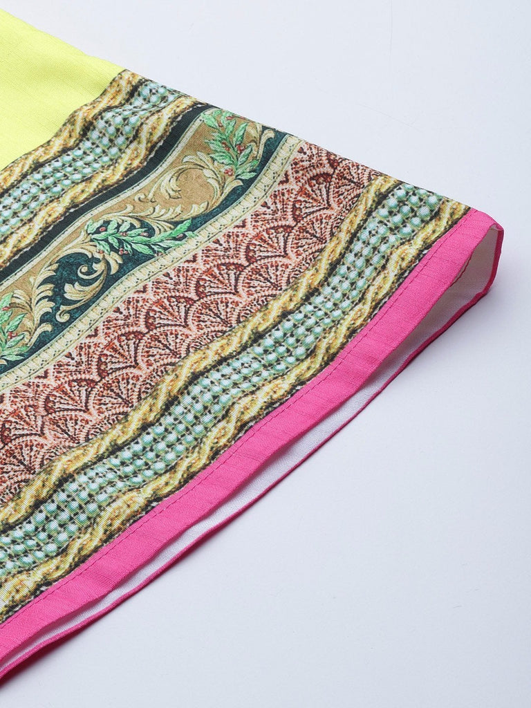 Women's Yellow Floral Kali
