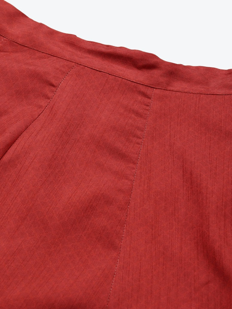 Women's Red Floral Kali