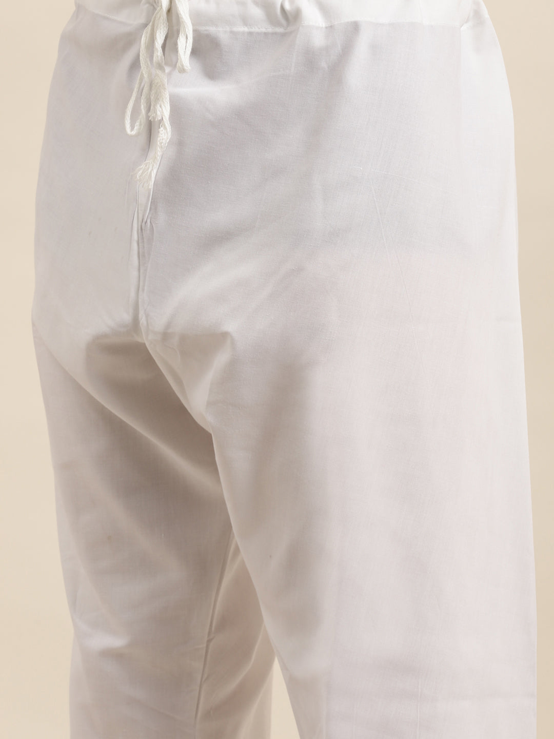 Men's Cotton Grey & Black Churidar Pyjama Set - Sojanya
