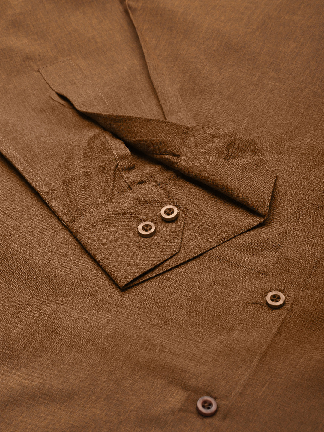 Men's Cotton Copper Formal Classic Shirt - Sojanya