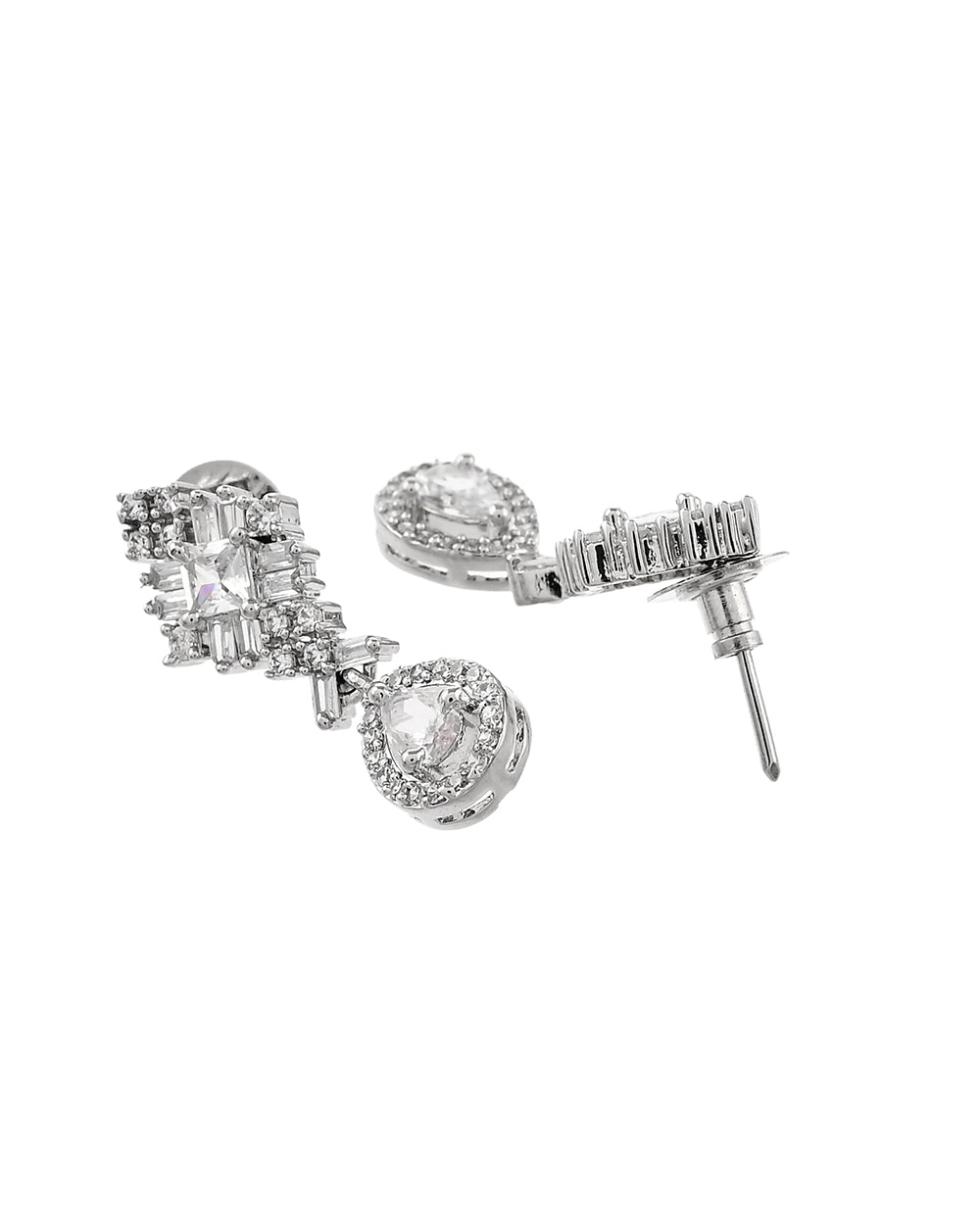 Women's Sparkling Elegance Delicate Jewellery Set - Voylla