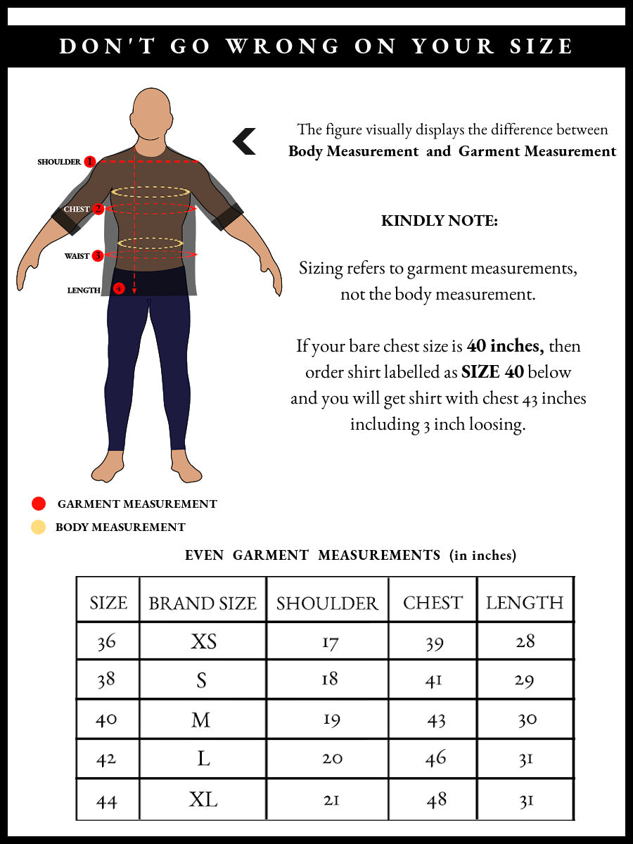Men's Woven Design Straight Short Kurta - Even Apparels