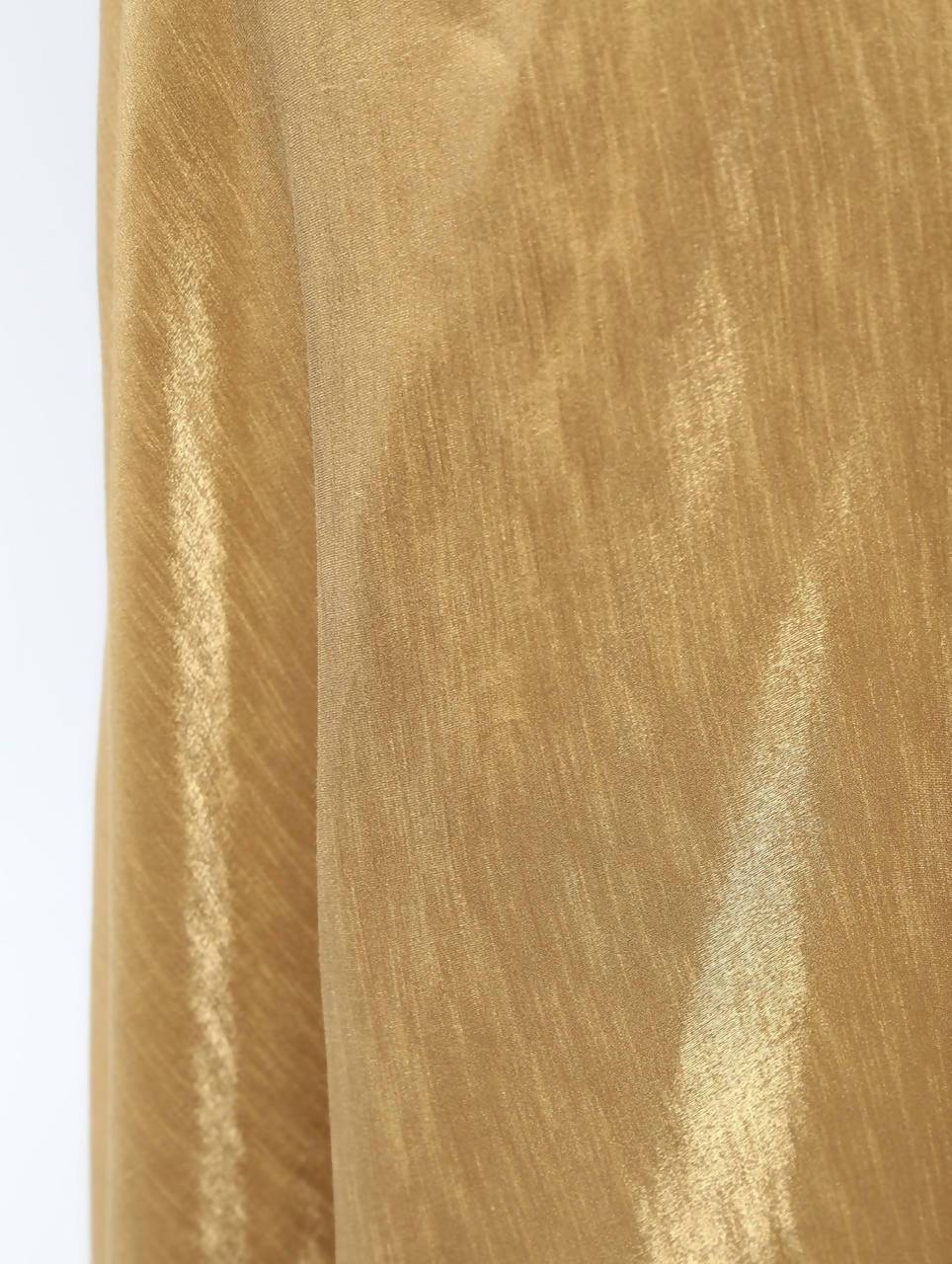 Women's Golden Silk Blend Skirt - Cheera
