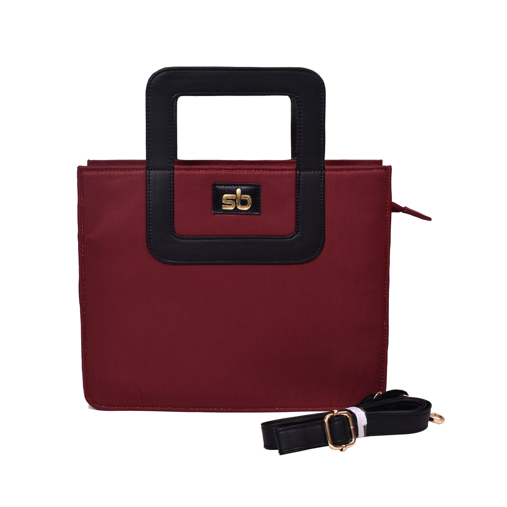 Women's Spacious, Stylish, Sturdy Handbag With Zip Closure