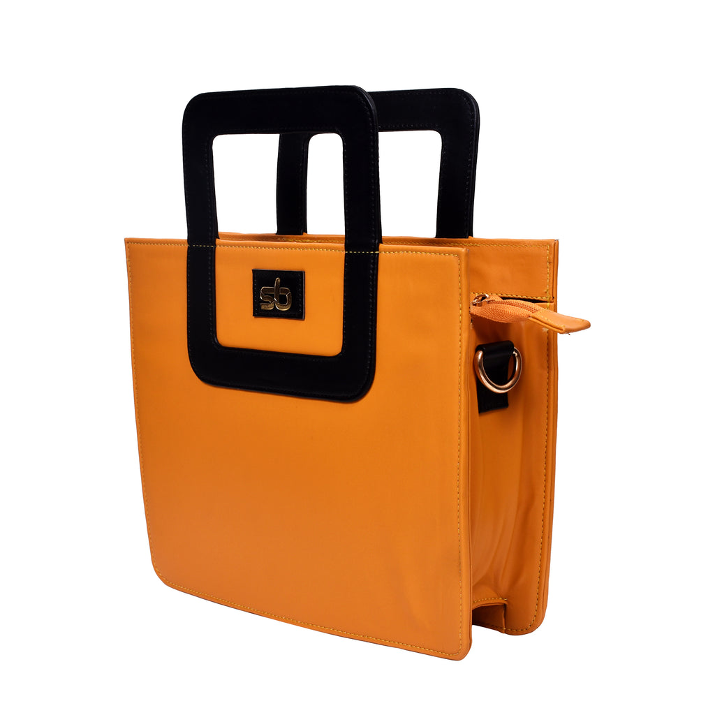 Women's Spacious, Stylish, Sturdy Handbag With Zip Closure