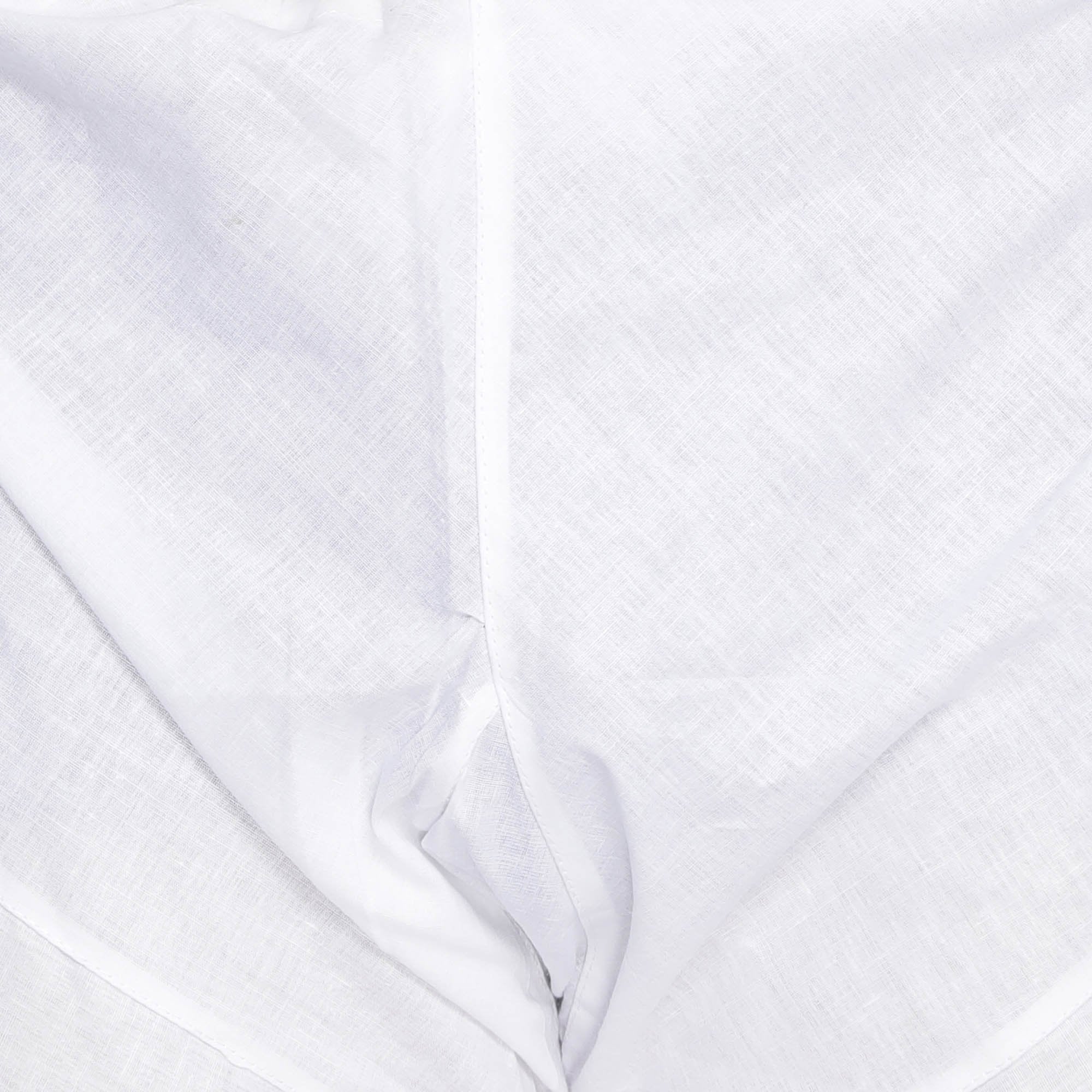 Men's Blue Cotton Linen Blend Kurta and Pyjama Set
