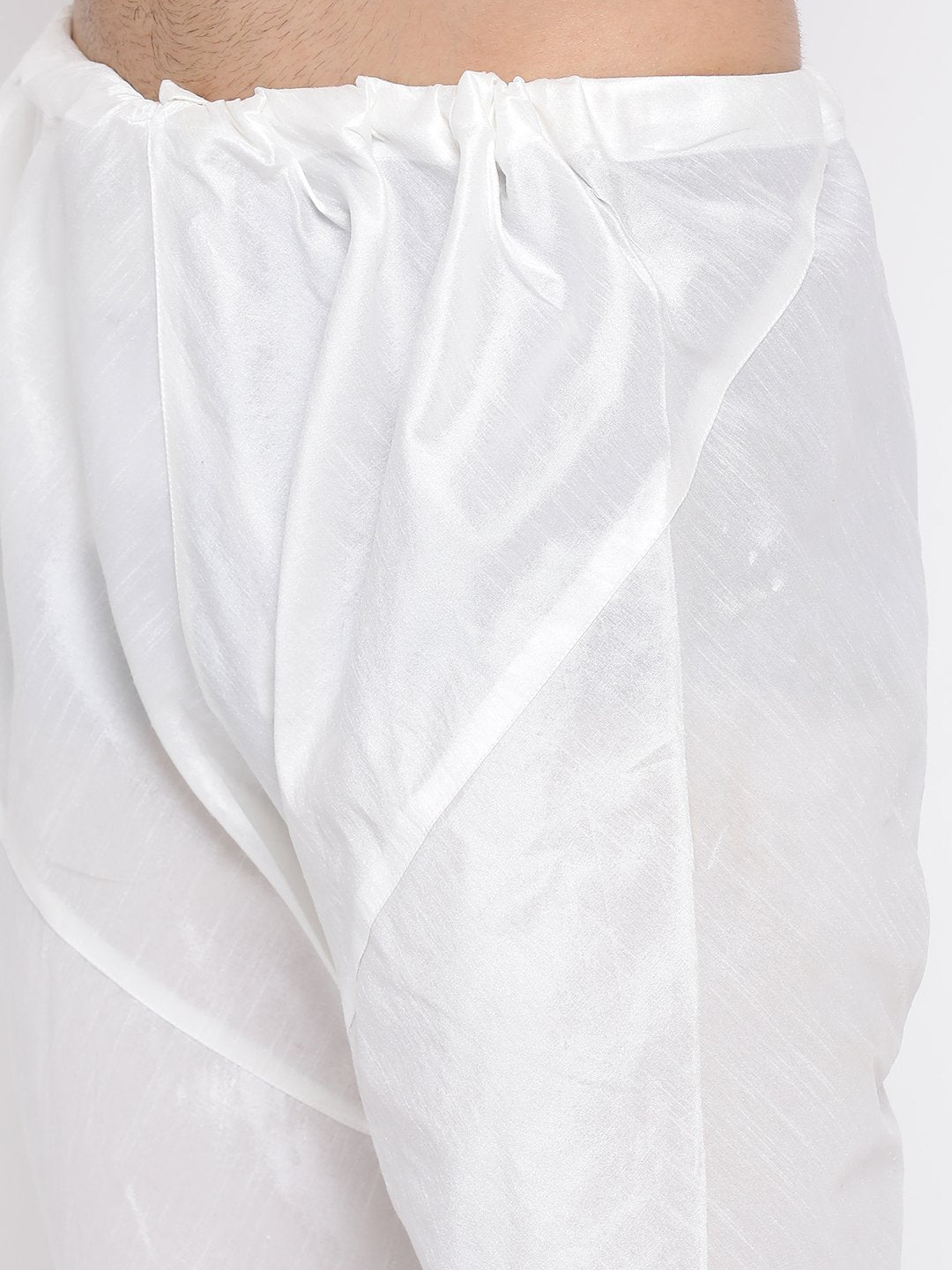 Men's Grey Cotton Blend Kurta and Pyjama Set - Vastramay