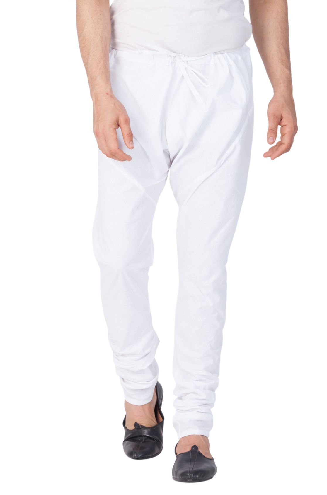 Men's White Cotton Pyjama