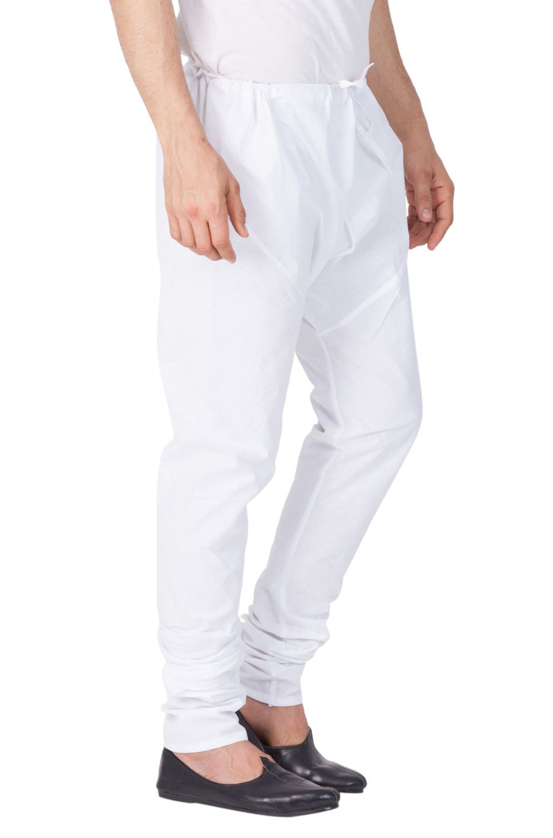 Men's White Cotton Pyjama