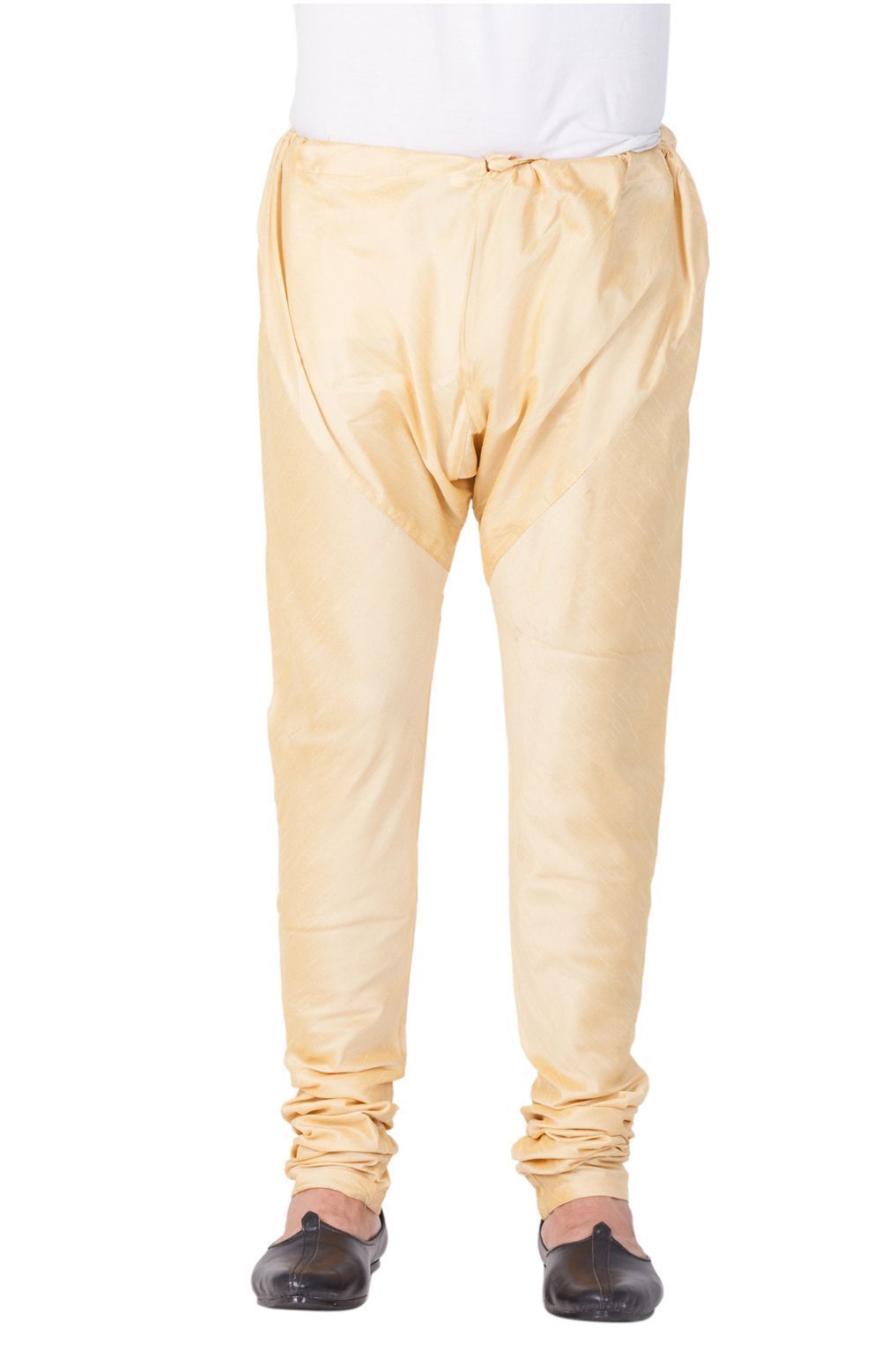 Men's Gold Cotton Silk Blend Pyjama