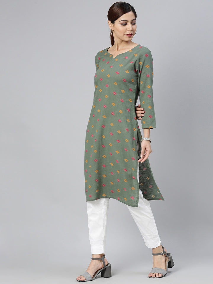 Women's Cotton Printed Kurta