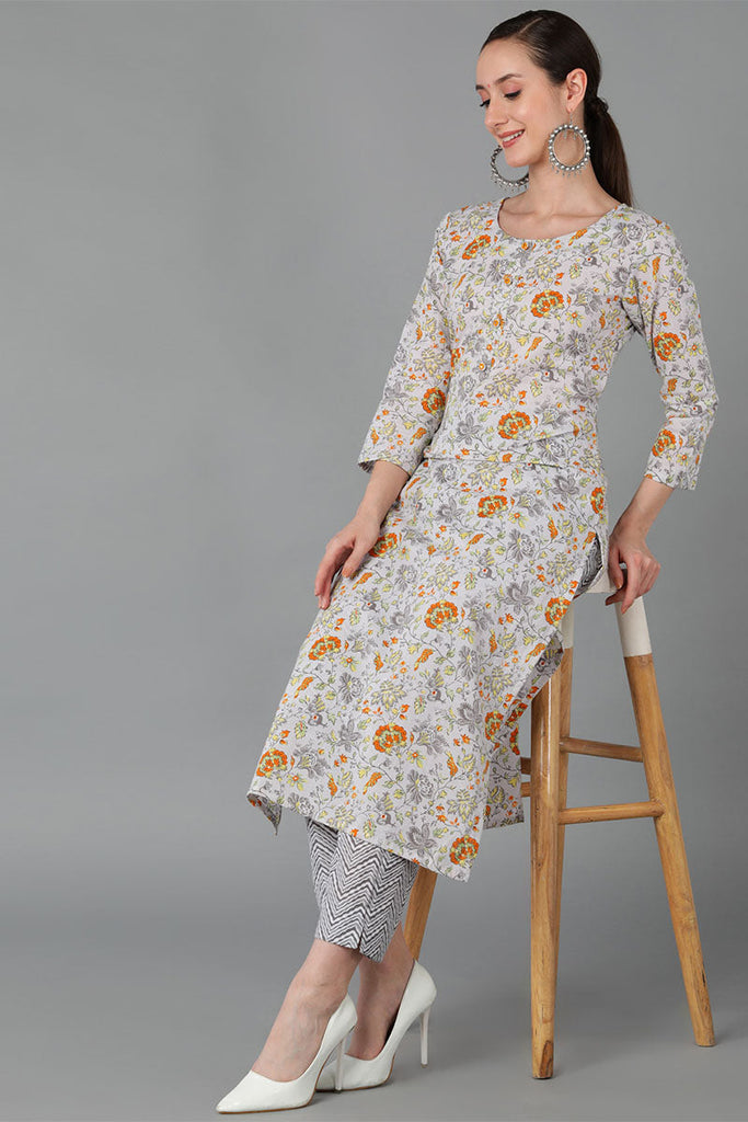 Women's Floral Printed Kurta