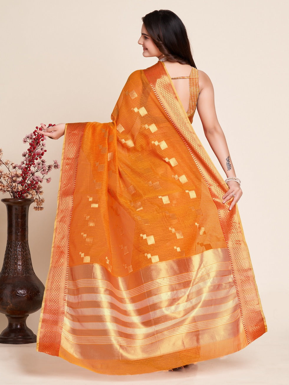 Women's Kota Doriya Designer Saree Collection - Dwija Fashion