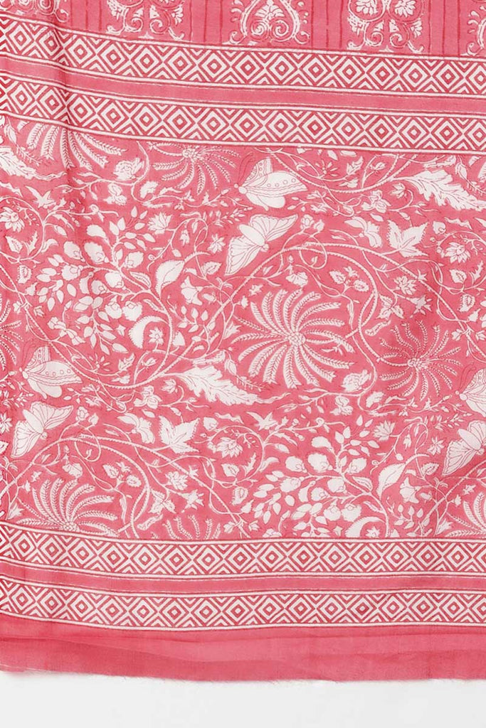 Women's Cotton Printed Kurta Pant With Dupatta