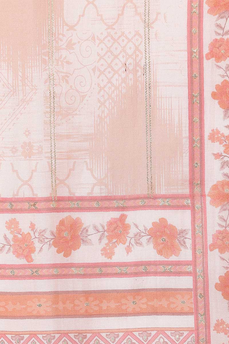 Women's Poly Silk Floral Printed Kurta Pant With Dupatta  - Ahika