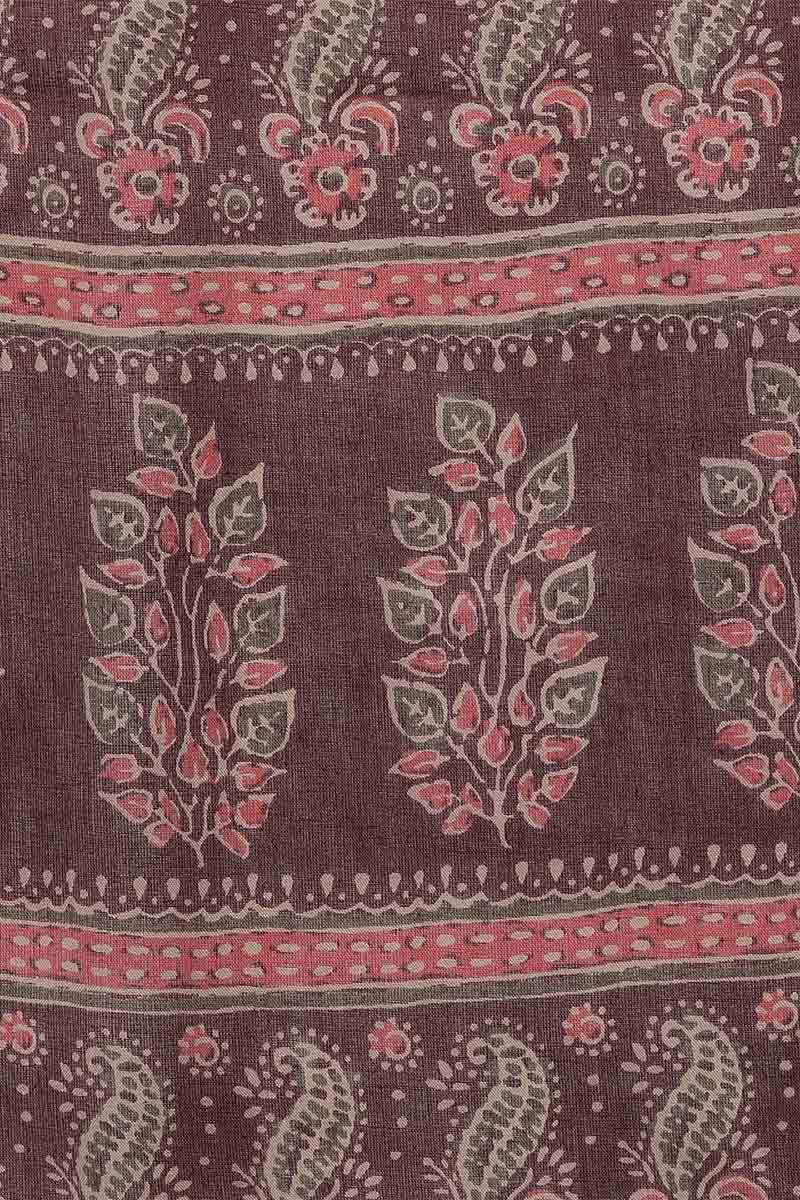 Women's Cotton Blend Printed Kurta Pants With Dupatta  - Ahika