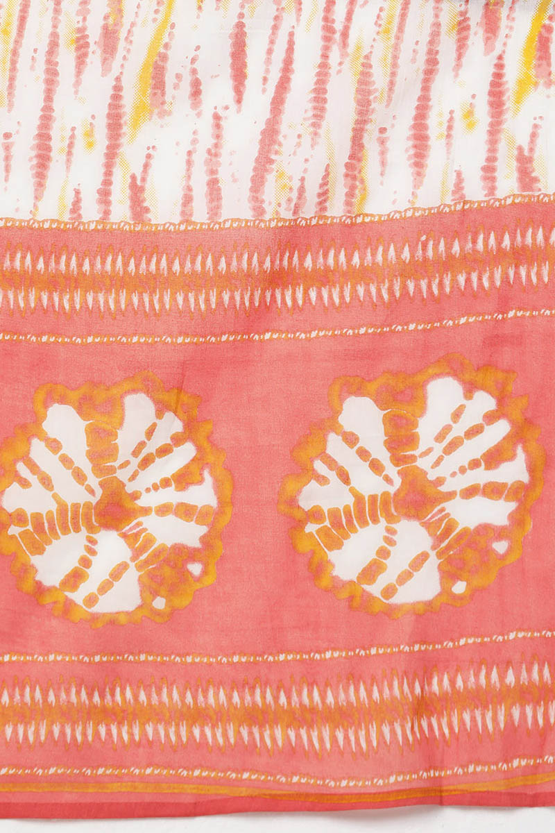 Women's Cotton Bandhani Printed Kurta Pants With Dupatta - Ahika