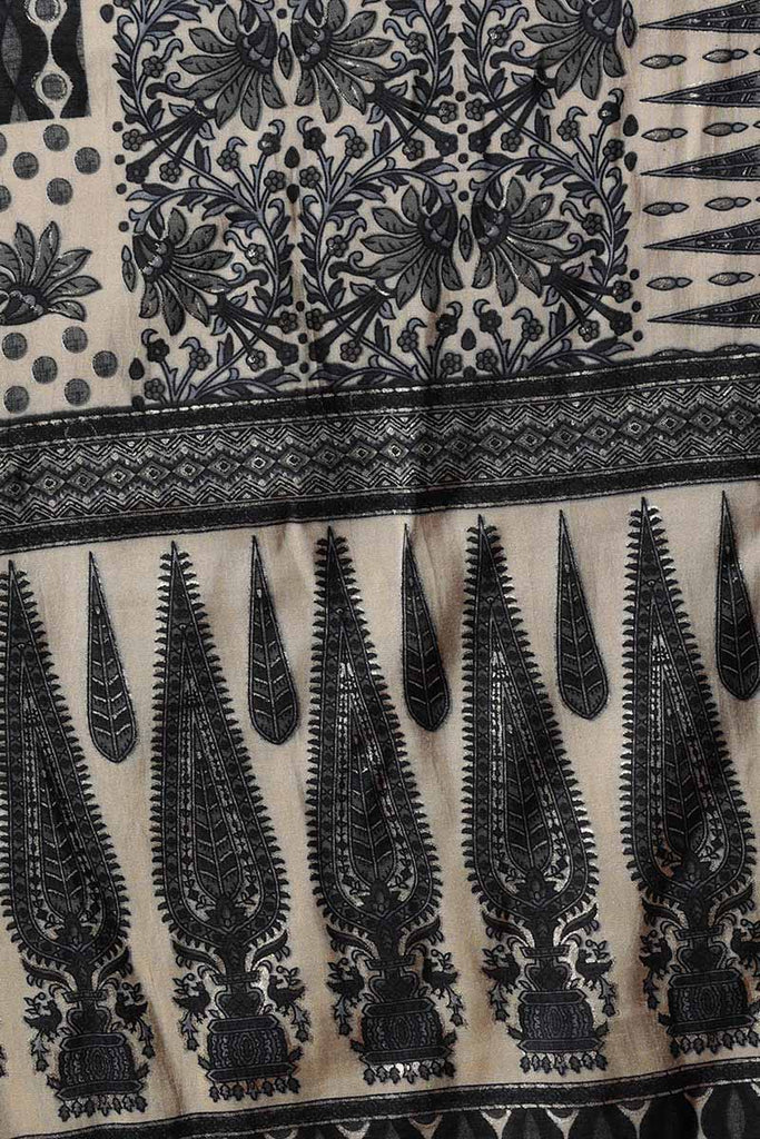 Women's Silk Blend Printed Kurta Pants With Dupatta