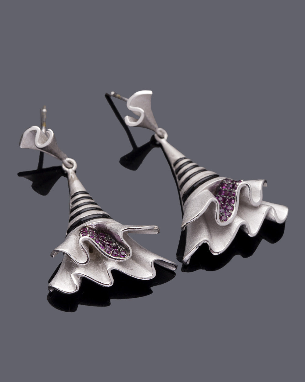Women's Smooth Twirl Flamenco Earrings - Voylla