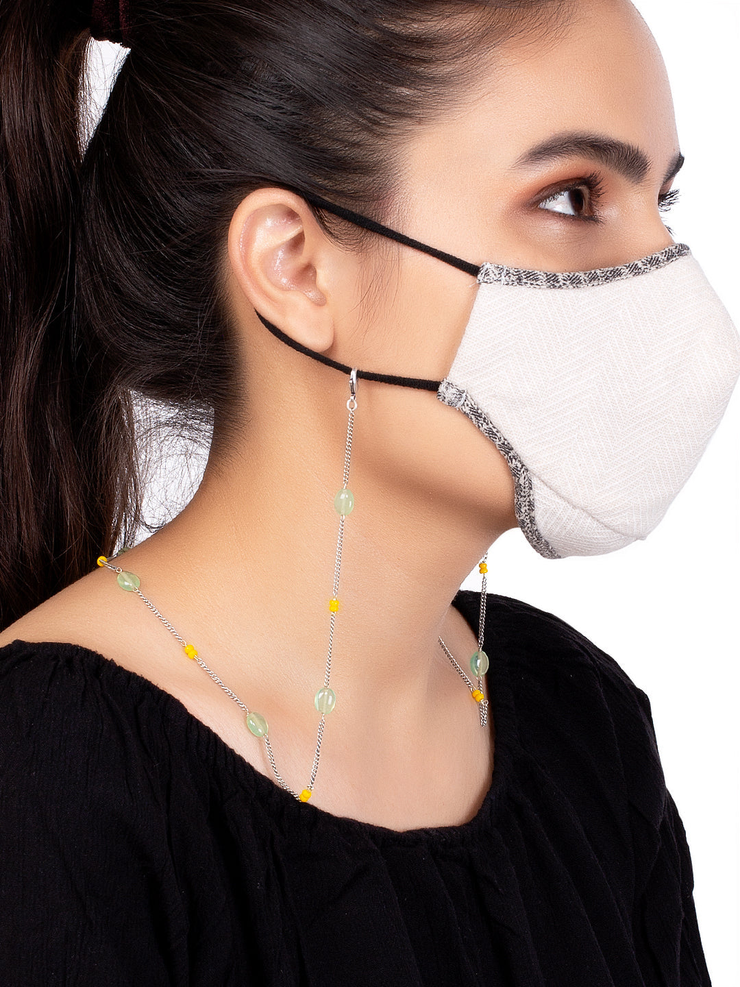 Women's Mask Chains Beaded Chain - Voylla