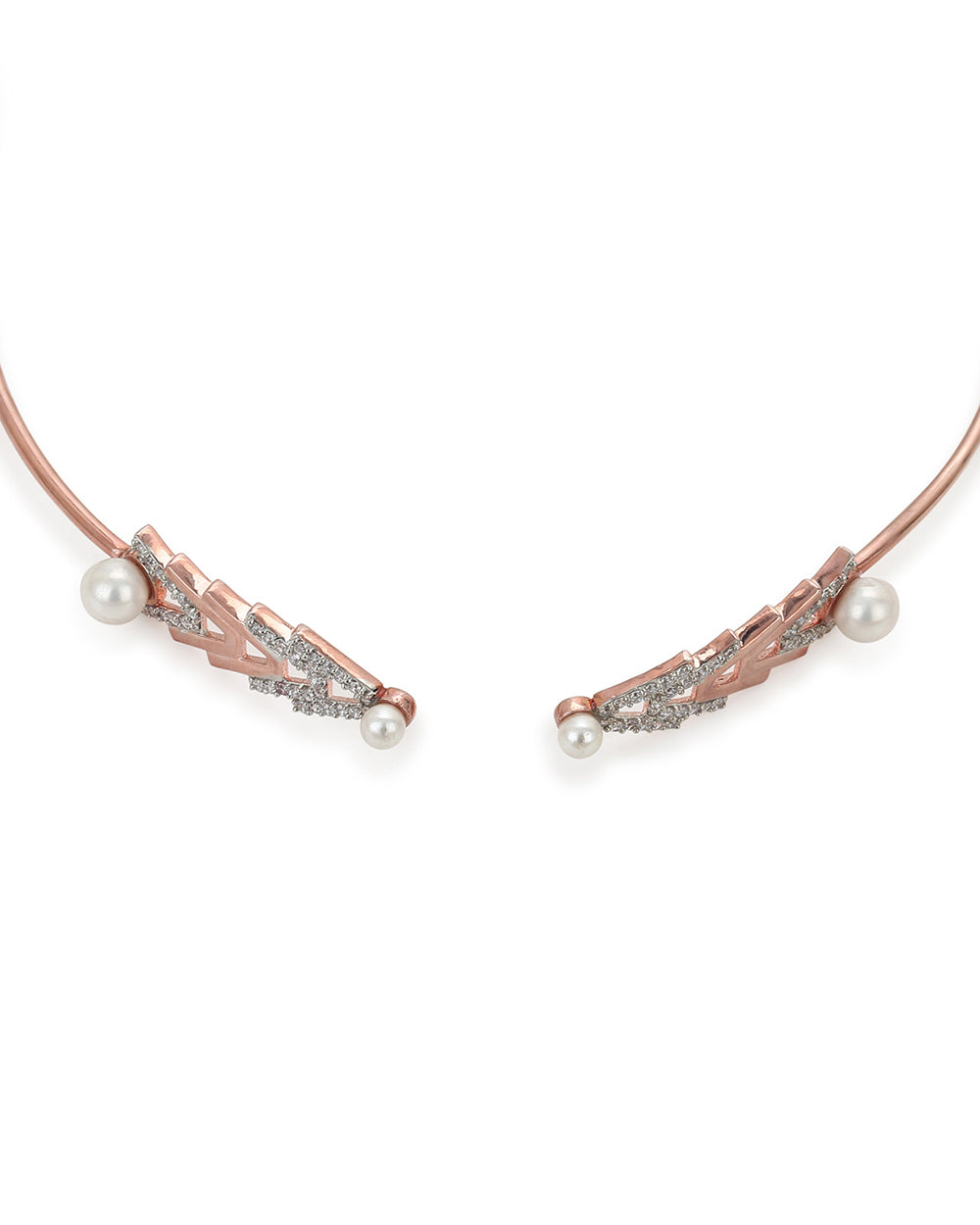 Women's Rose Gold Plated Brass Necklace - Voylla