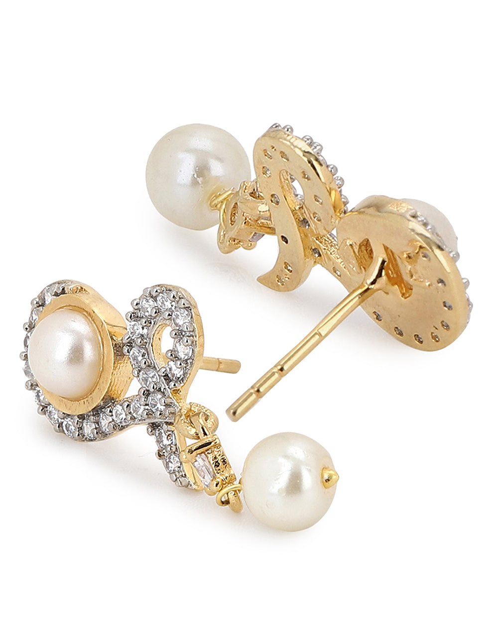 Women's Voylla Gold-Plated Brass Earrings - Voylla