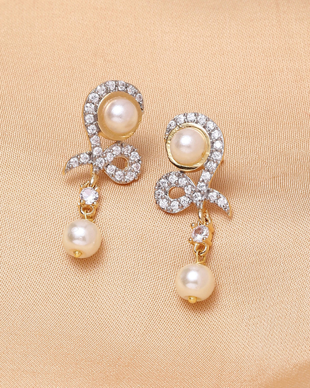 Women's Voylla Gold-Plated Brass Earrings - Voylla