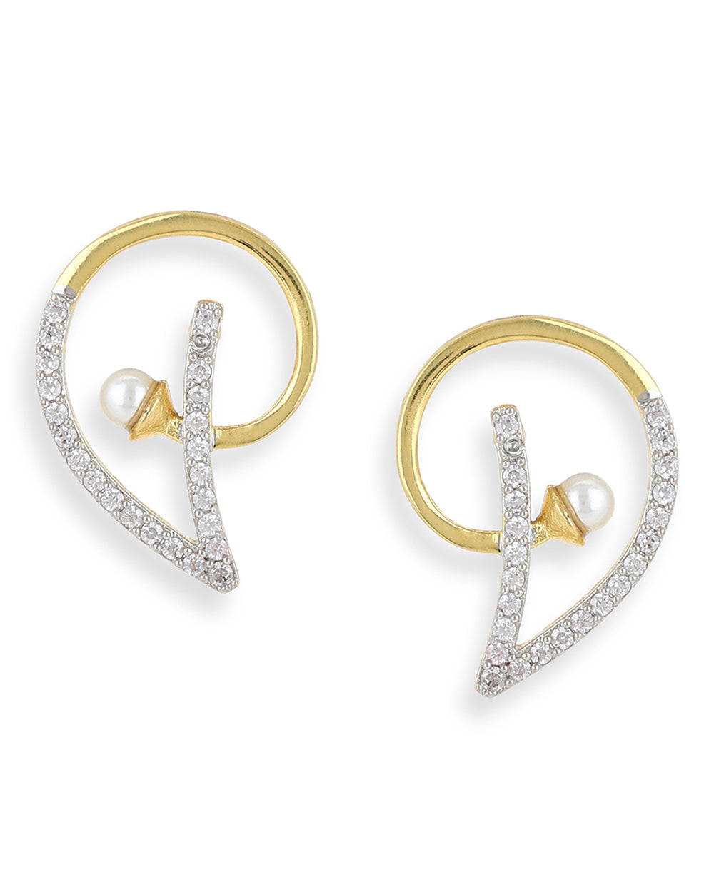 Women's Gold Plated Brass Earrings - Voylla